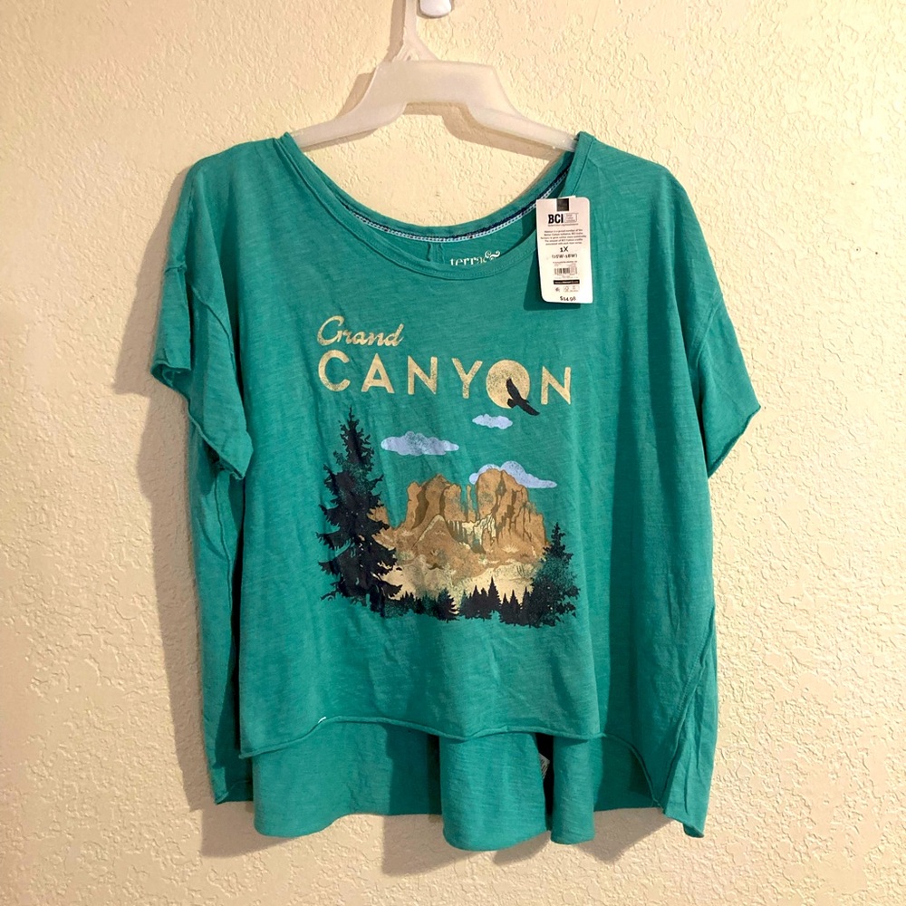 Grand Canyon Short Sleeve Shirt Womens size 1X